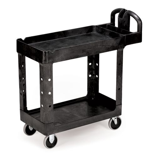 Carro De Servicio Mango Ergonómico Negro 226 Kg