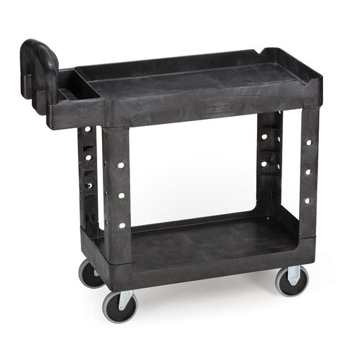 Carro De Servicio Mango Ergonómico Negro 226 Kg