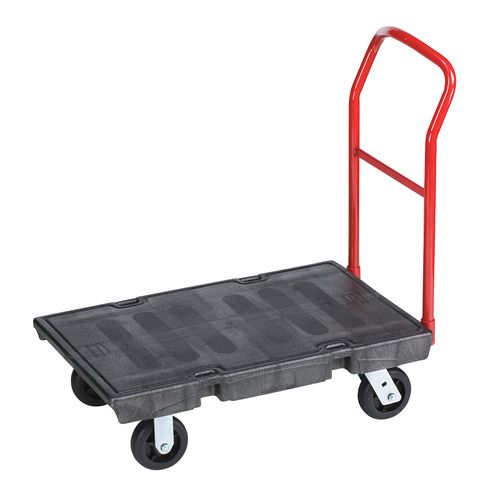 Carro Plataforma Trabajo Pesado Negro 453 Kg