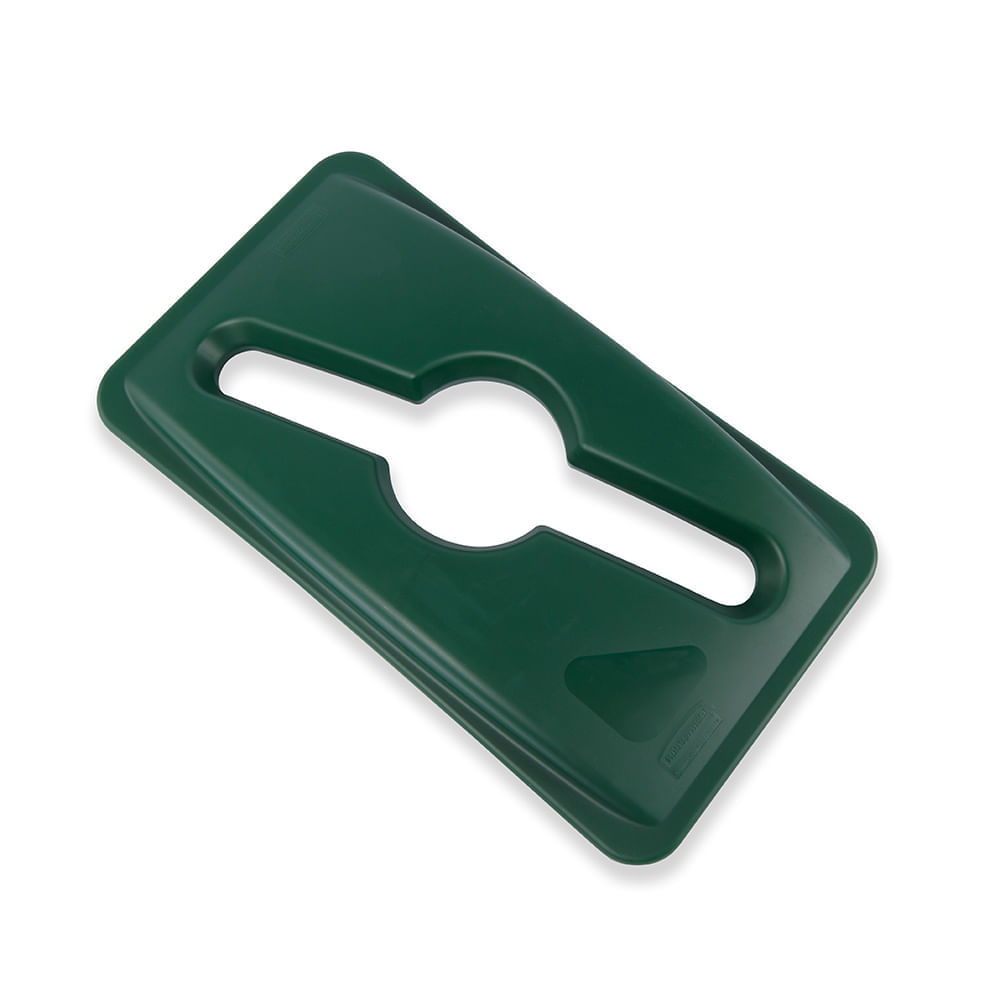 Tapa-para-reciclaje-mixto-SLIMJIM-Verde-rubbermaid-commercial-products