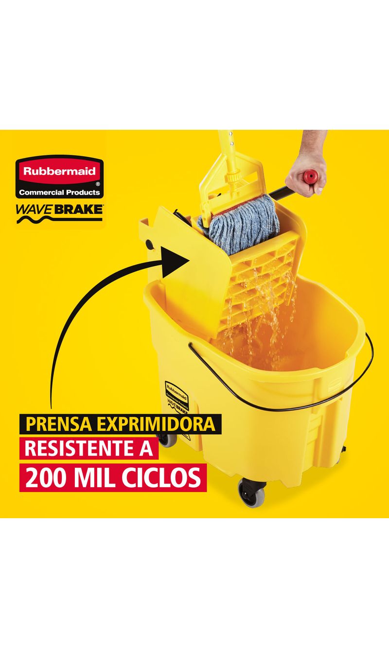 Balde-Escurridor-WAVEBRAKE--Amarillo-25-Lts-resistente-a-200-mil-ciclos