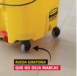 Balde-Escurridor-WAVEBRAKE--Amarillo-25-Lts-ruedas-que-no-dejan-marcas