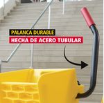 Balde-Escurridor-WAVEBRAKE--Amarillo-25-Lts-palanca-de-acero-tubular