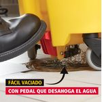 Balde-Escurridor-WAVEBRAKE--Amarillo-25-Lts-con-pedal