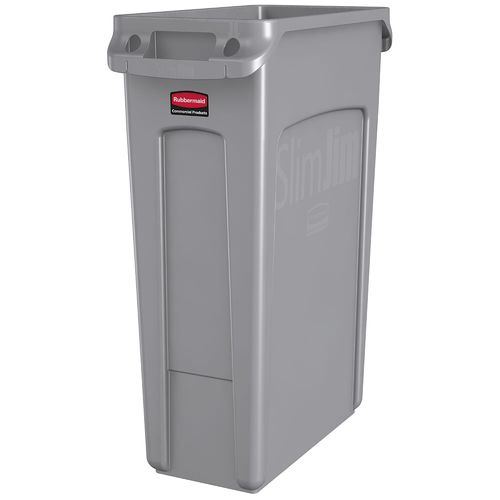 Contenedor De Basura Slim Jim Gris 87 Litros