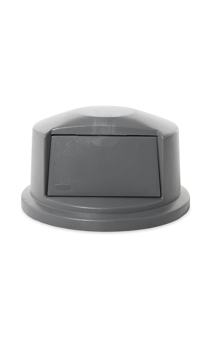 Tapa-BRUTE--Domo-Gris-121-Litros-Rubbermaid-Commercial-tapa-de-frente