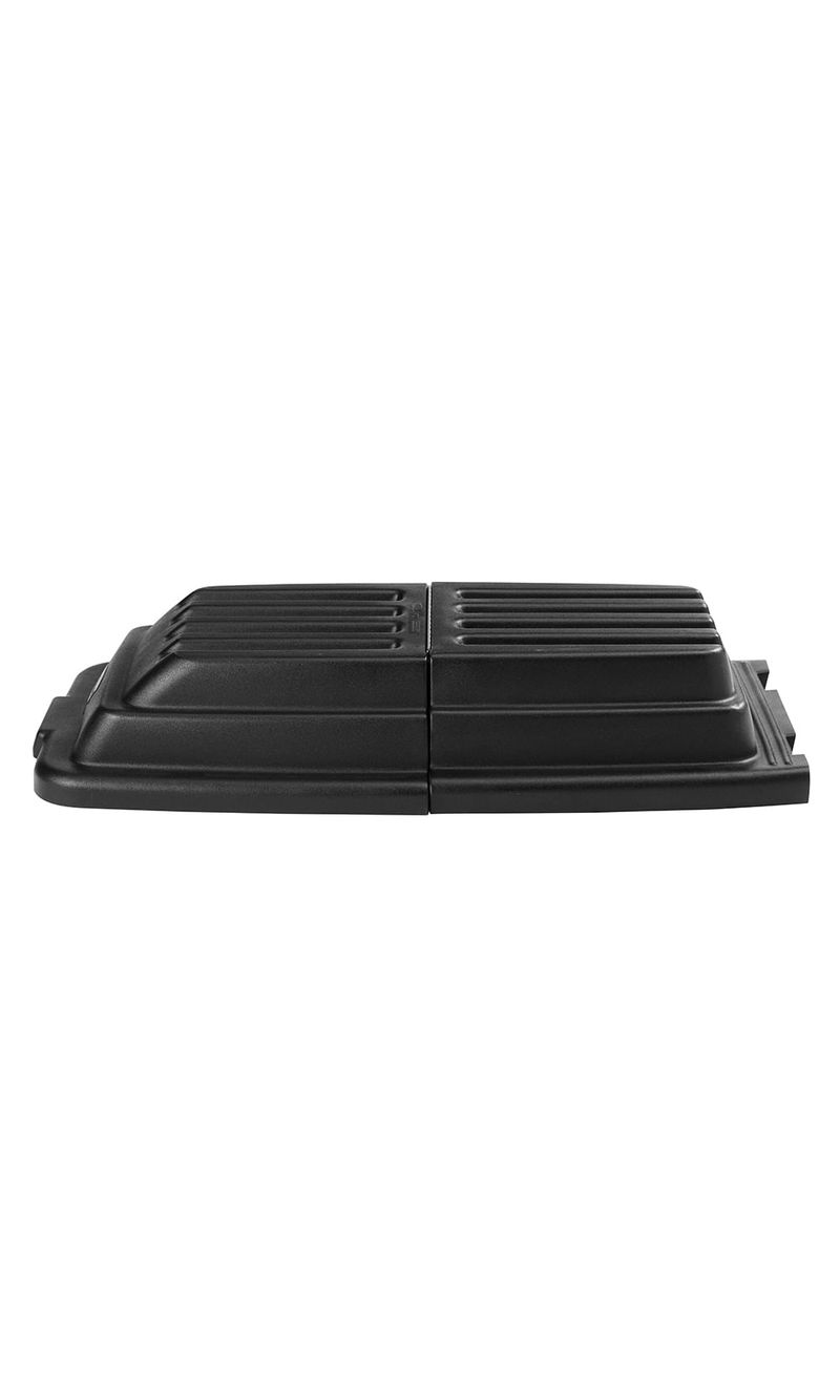 Tapa-para-Carro-Volcador--de-204-Kg-Negro--Rubbermaid-Commercial-en-plano