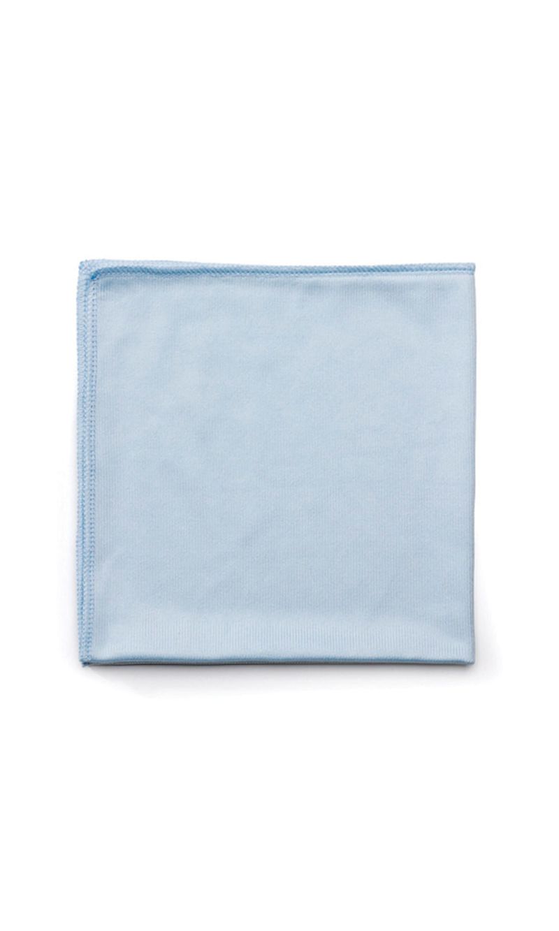 Paño-de-Microfibra-para-Vidrios-Azul-40x40-cm--desde-arriba-tono-y--textura
