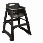 Silla-Para-Bebe-Negra-Sturdy-Chair-Sin-Ruedas