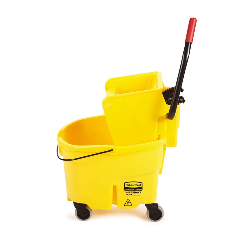 Rubbermaid México  Cubeta Exprimidora Tandem Amarillo 30 Litros