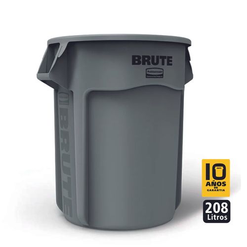 Contenedor de basura BRUTE® - 208 Litros - Gris