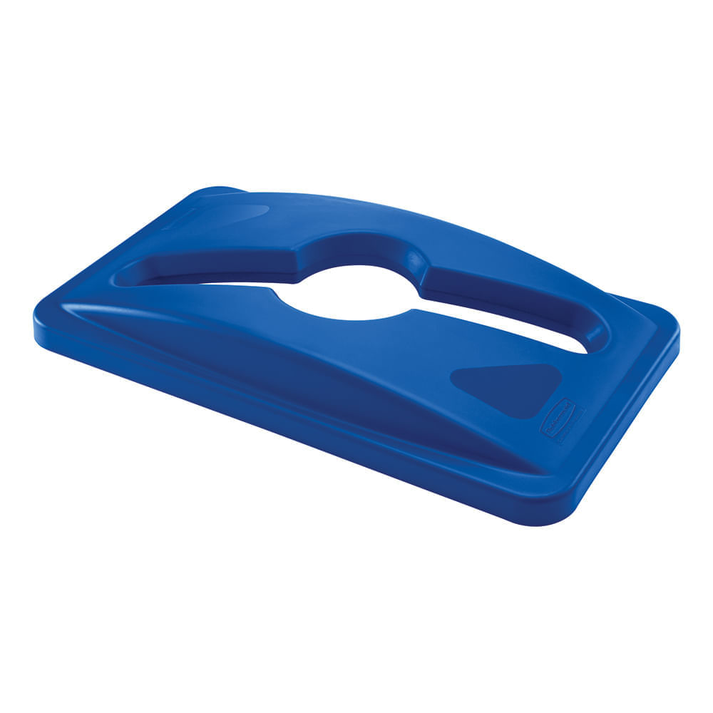 tapa-para-reciclaje-mixto-slimjim-azul-rubbermaid-commercial-products