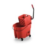 Cubeta-exprimidora-WaveBrake®-roja-33-litros-Rubbermaid-commercial-Products-Lateral