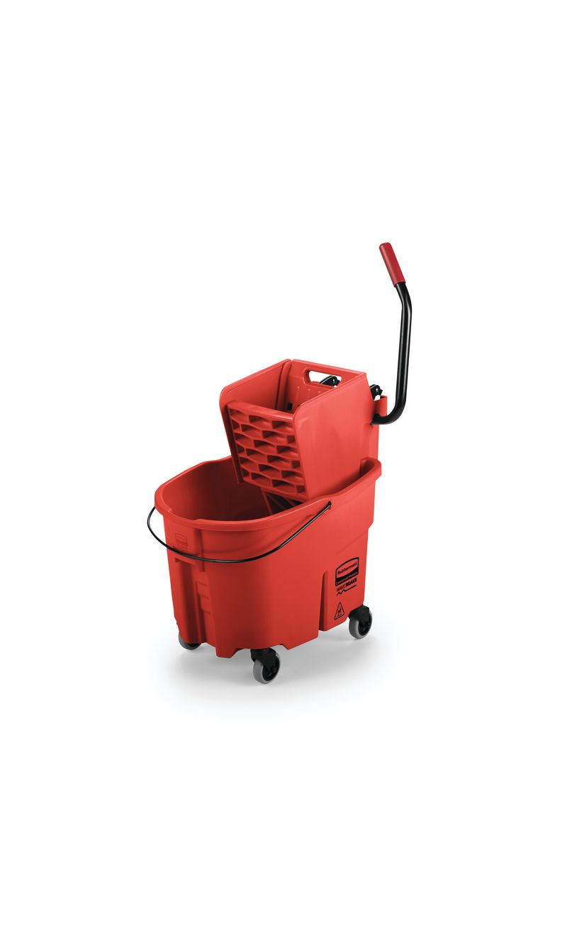 Cubeta-exprimidora-WaveBrake®-roja-33-litros-Rubbermaid-commercial-Products-Lateral