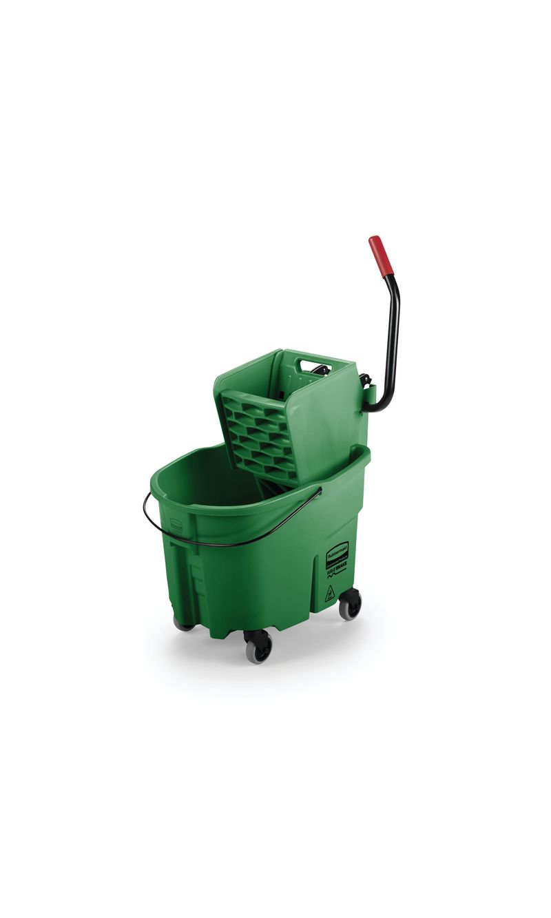 Cubeta-exprimidora-WaveBrake®-verde-33-litros-Rubbermaid-commercial-Products-Lateral