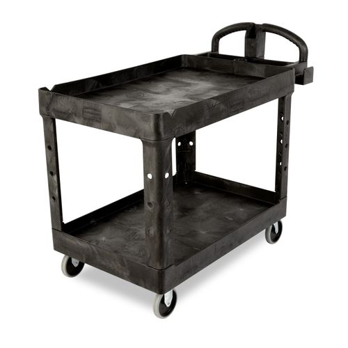 Carro De Servicio Mango Ergonómico Negro 226 Kg