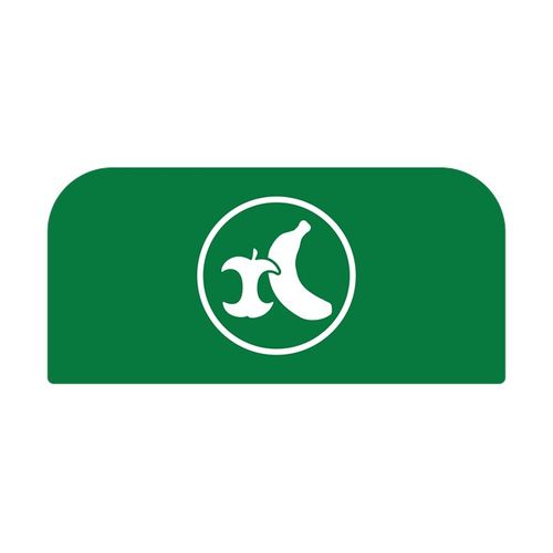 Letrero verde de 15 galones para residuos orgánicos Configure™