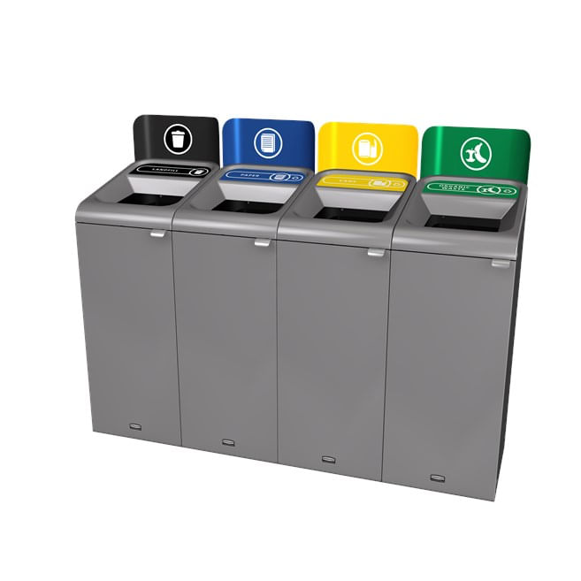 Letrero verde de 15 galones para residuos orgánicos Configure™