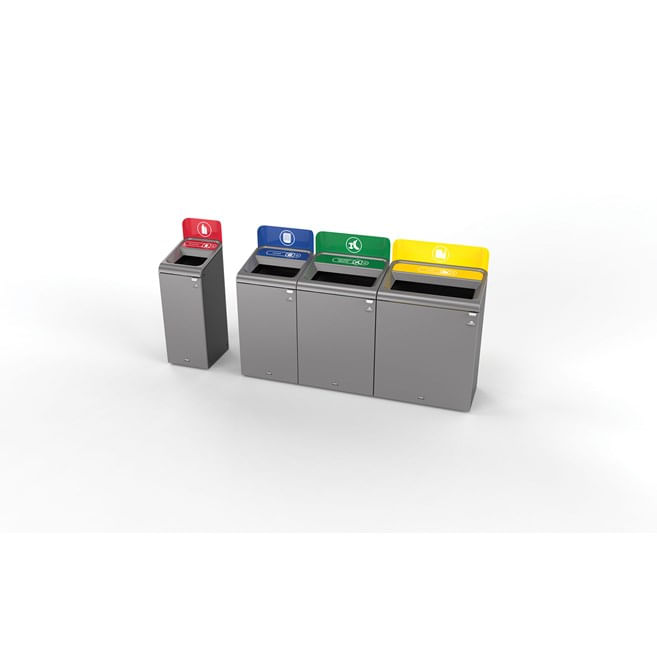 Letrero verde de 15 galones para residuos orgánicos Configure™