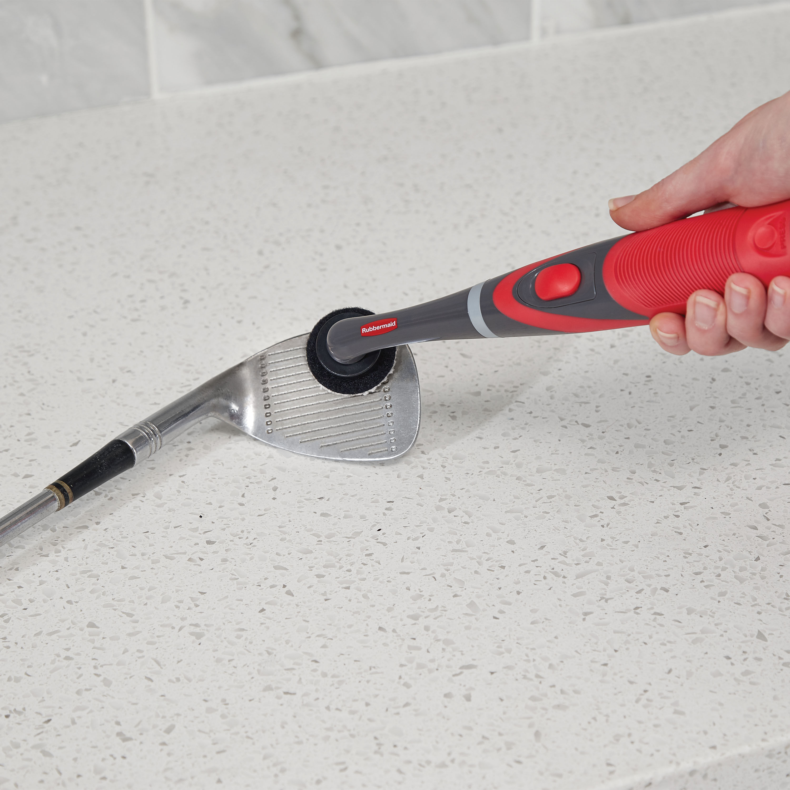 Kit Cepillo de limpieza eléctrico giratorio para baño y cocina Rubbermaid