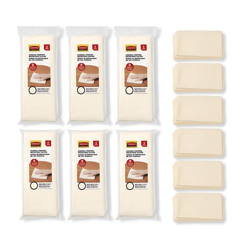 Paquete de 36 unidades de paños de microfibra uso general azul