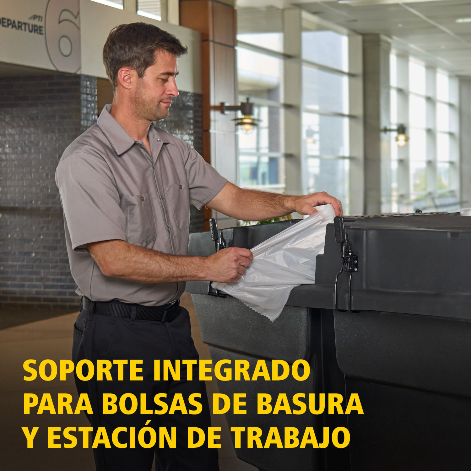 Tapa abatible para carro volcador BRUTE®