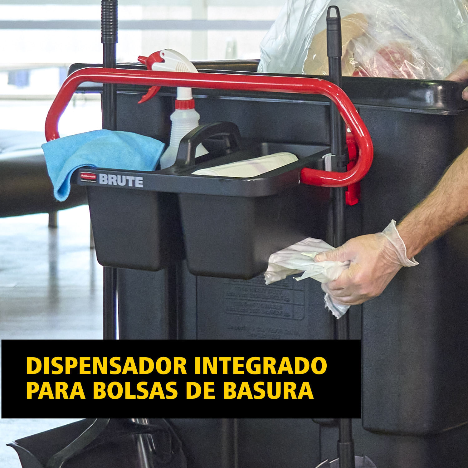 Mango ergonómico con portaelementos