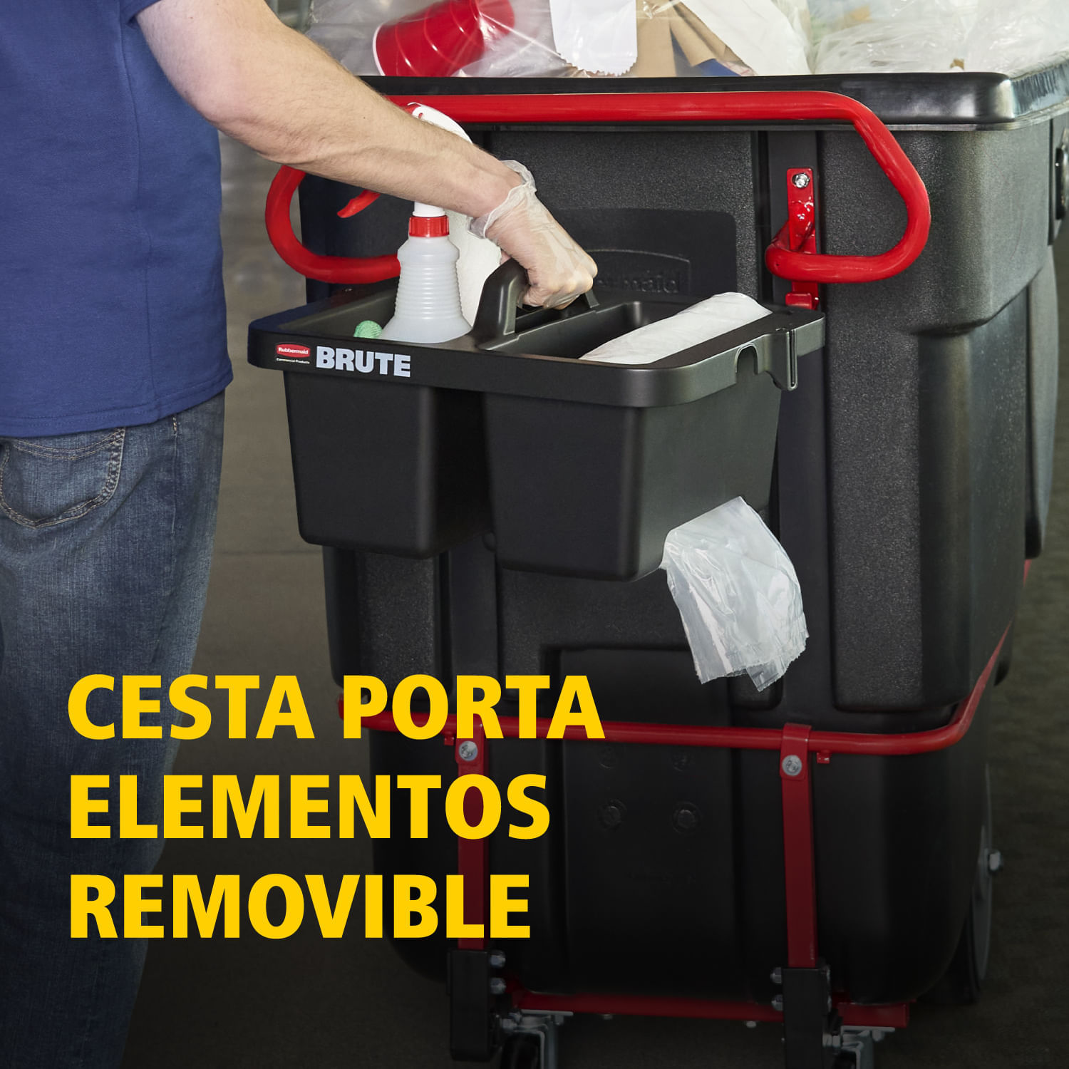 Mango ergonómico con portaelementos