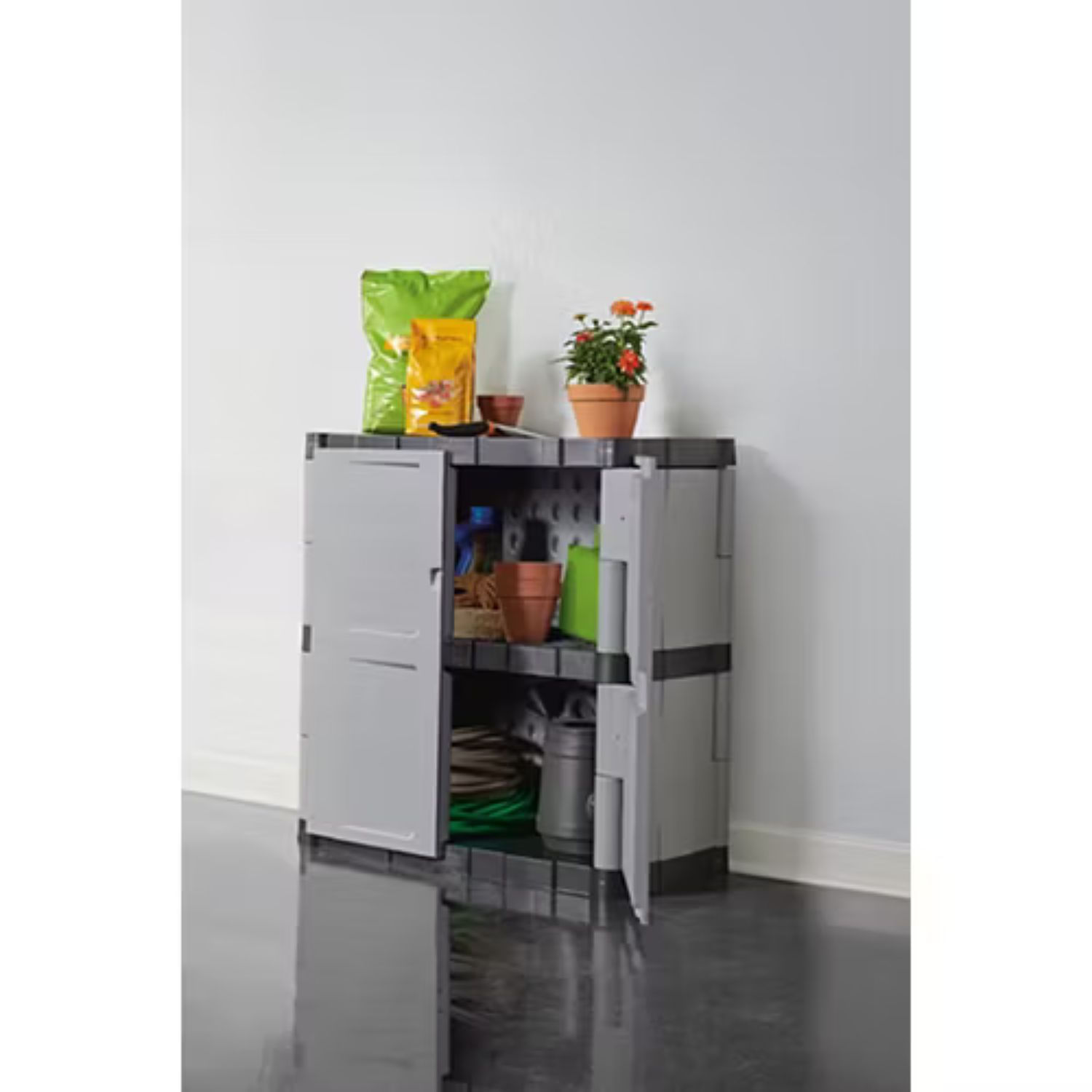 Base para gabinete de resina con capacidad de 152 kg