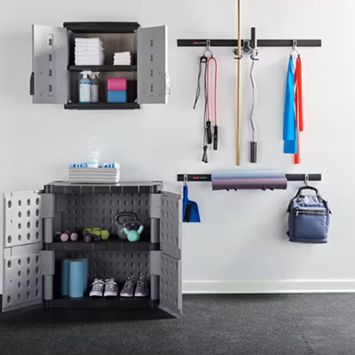 Base para gabinete de resina con capacidad de 152 kg