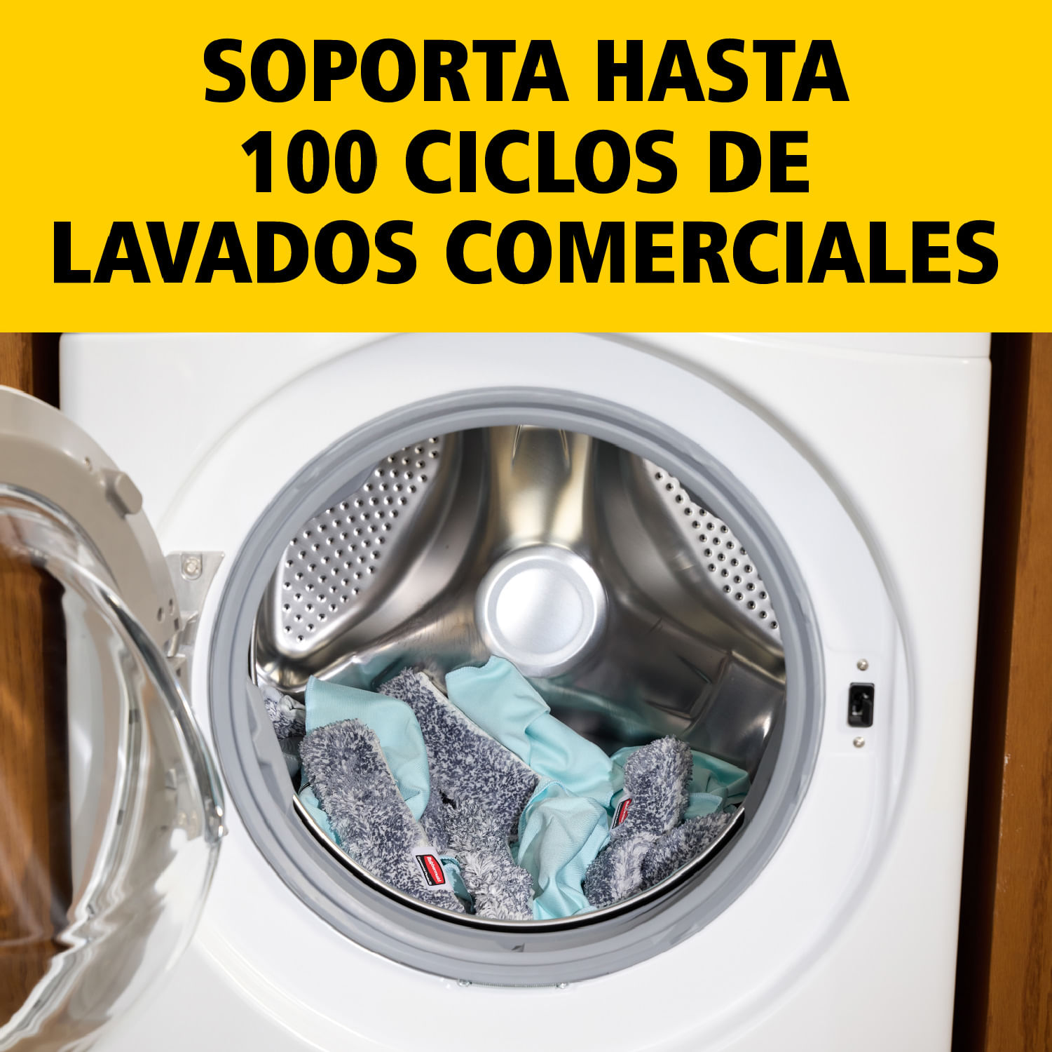 Lavavidrios de microfibra